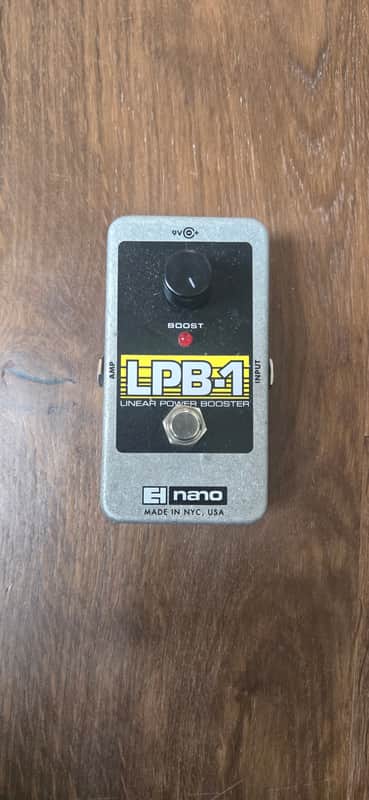 Electro-Harmonix LPB-1 Nano Linear Power Booster Preamp 2006 - Present - Black / Yellow / Gray image 1