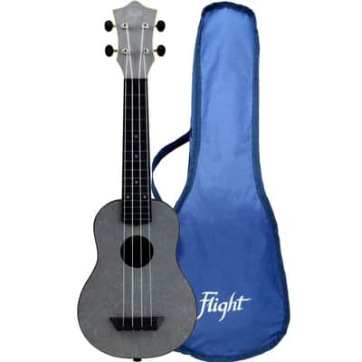 Flight TUS65 Silver Soprano Travel Ukulele New - Silver image 6
