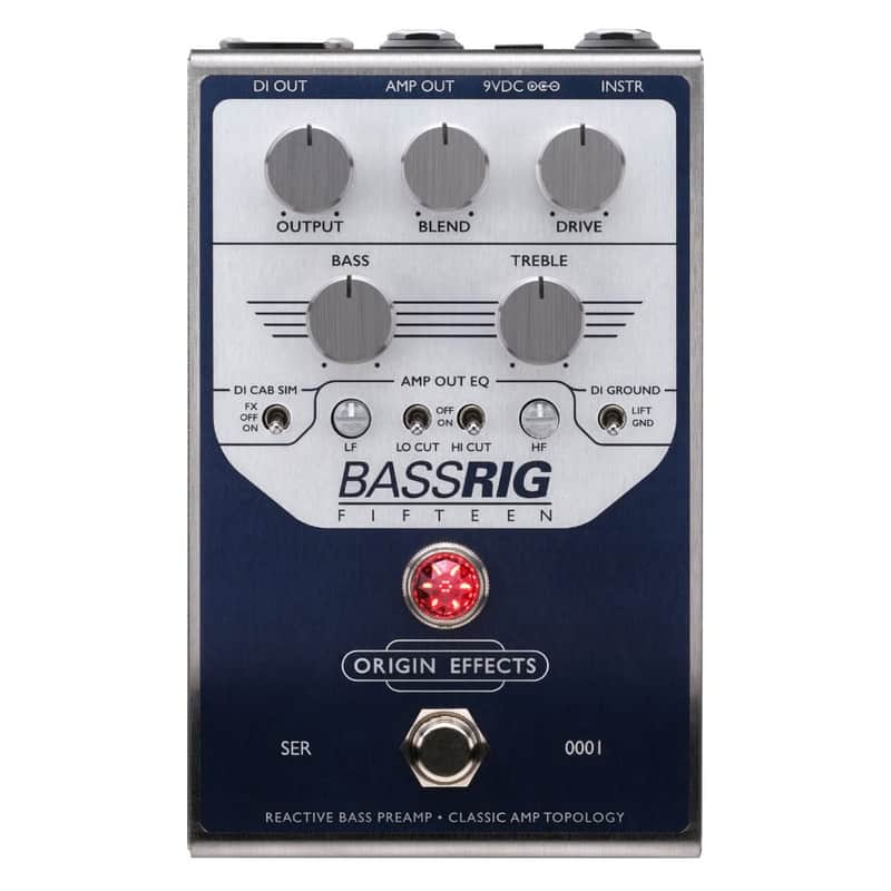 Origin Effects BassRIG Fifteen Studio Bass Tone All-Analogue Preamp & DI image 1