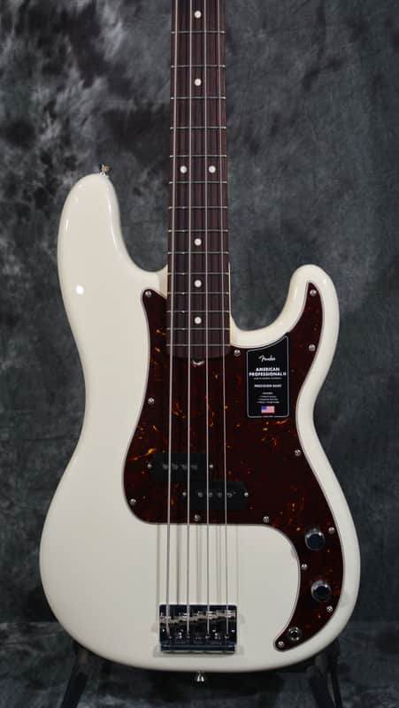 Fender American Professional II Precision Bass Olympic White w/ FREE Same Day Shipping image 1