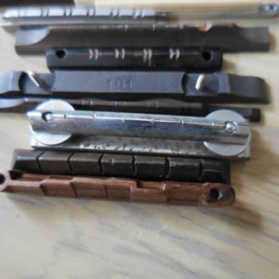 Vintage Bridge and Saddle Lot Kay, Teisco, 12+ Misc. PCS image 3