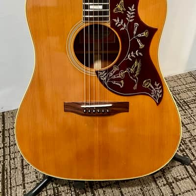 1973 Gibson Hummingbird Custom Acoustic Guitar w/ Hardshell Case image 2