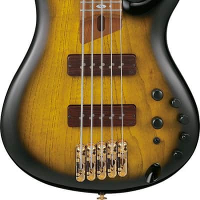 Ibanez SR4505-DST Prestige SR Electric Bass 5-String - Desert Sunset Burst + Case image 11
