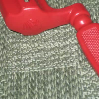 new old stock open package A+ D'Addario / Planet Waves 1st ver Pro-Winder RED String Winder & Cutter & Bridge PIn Puller, has different handle design than current DP0002 model,  from 2000s - for guitars, banjos, ukuleles, and mandolins image 20