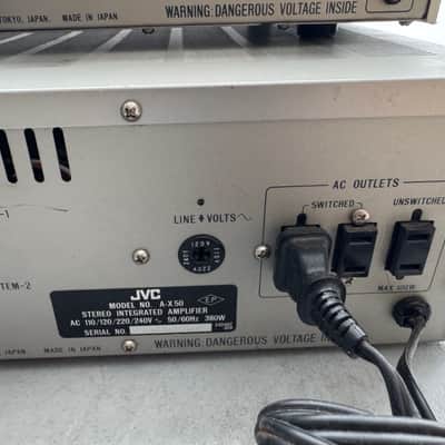 JVC A-X50 Stereo Amplifier Integrated Receiver & JVC T-X30 Tuner Tested Working image 11