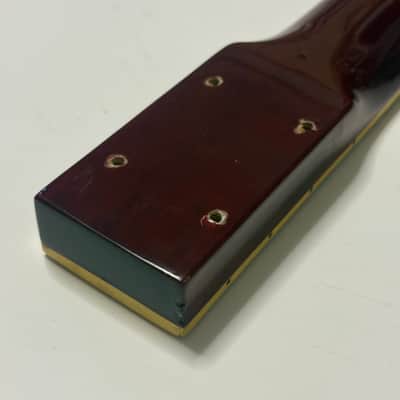 Series 10 Les Paul copy Flame Maple burst Neck mahogany rosewood pearl inlay Vintage 90s image 8