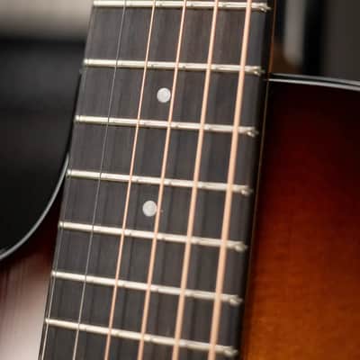 Taylor 214ce-K SB Plus Left-Handed Grand Auditorium Acoustic/Electric Guitar - Sunburst with Aerocase - Factory Demo image 8