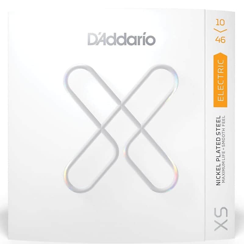 D'Addario XS Nickel Plated Coated Steel Electric Guitar Strings 10-46 image 1