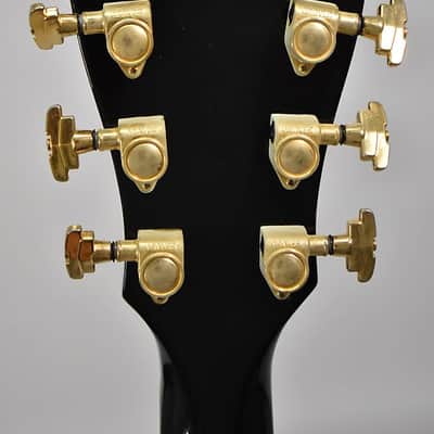 1993 Jim Triggs Round Midnight Archtop Black Finish image 6