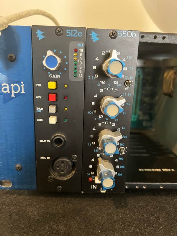 API 550B 500 Series 4-Band Equalizer Module 1990 - Present - Black image 1