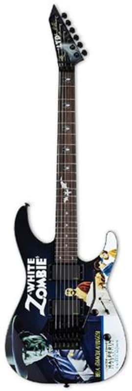 ESP LTD Kirk Hammett KH-WZ White Zombie Graphic Guitar image 1