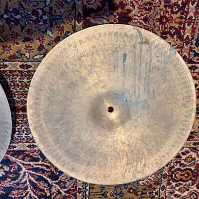 1960s Super Zyn 14” HiHats - B20 Made in England image 13