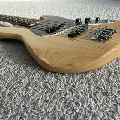 Fender FSR Jazz Bass 2016 MIM Special Edition Deluxe Natural Ash 4-String Guitar image 3