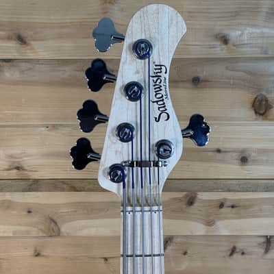 Sadowsky MetroLine SML21HP5 02 ASH FR Hybrid P/J Electric Bass - Ocean Blue Transparent Satin image 3