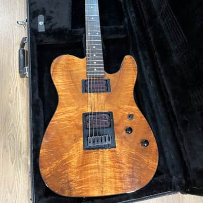 2016 Schecter USA Custom Shop PT CTM Exotic Figured Koa Swamp Ash Natural Gloss image 3