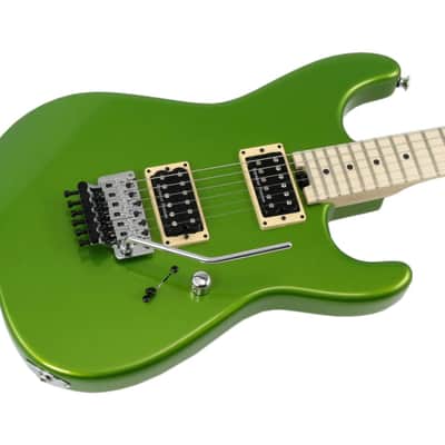 Charvel Custom Shop San Dimas 2H Lime Green Metallic on Sale image 1