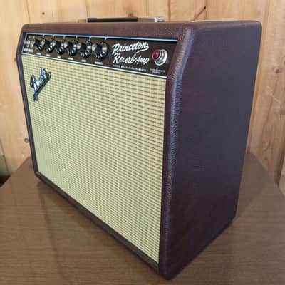 Fender '65 Princeton Reverb Reissue FSR Limited Edition Bordeaux Reserve 1x12" with Jupiter M12C image 6