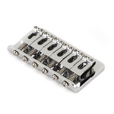 Fender Hardtail Strat® Bridge Assembly (Import Models) Chrome 0058274000 image 1