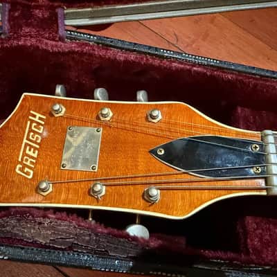 1967 Gretsch Chet Atkins 6120 Western Orange w/ Original Hardshell Case image 8