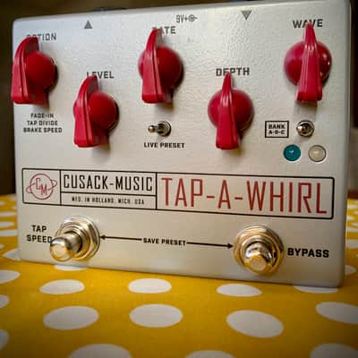 Cusack Music Tap-A-Whirl V3 - Silver / Red Knobs image 1