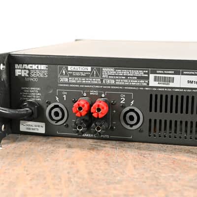 Mackie M•1400 2-Channel Power Amplifier CG01LFR image 9