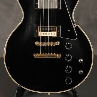 Electra MPC SLM Les Paul Copy w/Overdrive Cartridge 1970s Black/Ebony image 1