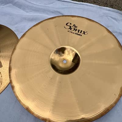 Sabian 14" Pro Sonix Hi-Hat Cymbals (Pair) - Brilliant image 2
