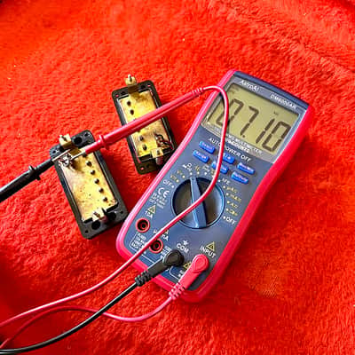 PAIR -Guild Mini humbucker pickups anti-hum 1960’s - Chrome original vintage USA starfire image 3