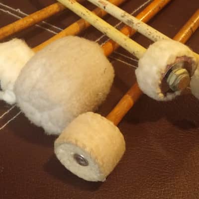 ROGERS GRETSCH LUDWIG  Rare Felt Mallets 50s 60s LOT 6 USA VINTAGE NO TARIFFS image 20