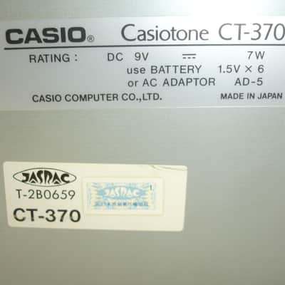 Vintage Casio Casiotone CT-370 49-Key Keyboard image 11