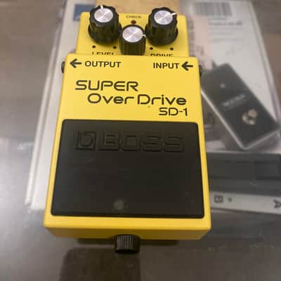 Boss SD-1 Super OverDrive (Silver Label) 1997 - Present - Yellow image 1