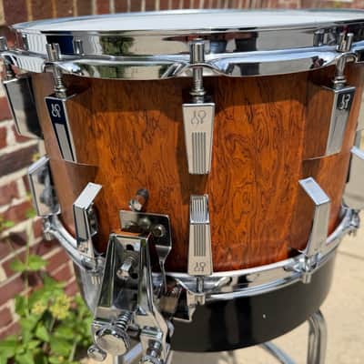 Sonor Horst link 8 by 14” perfect rare amazing Germany made beech snare drum 80’s image 3