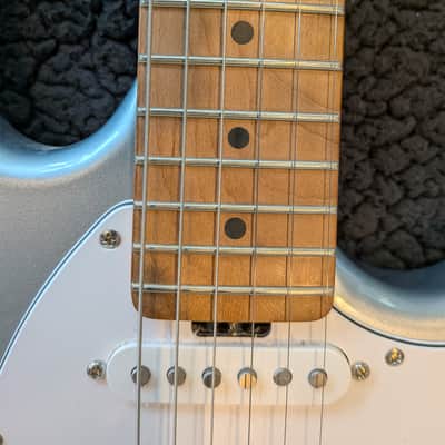Sterling CT50-HSS Cutlass with Roasted Maple Fretboard 2021 - Firemist Silver image 6