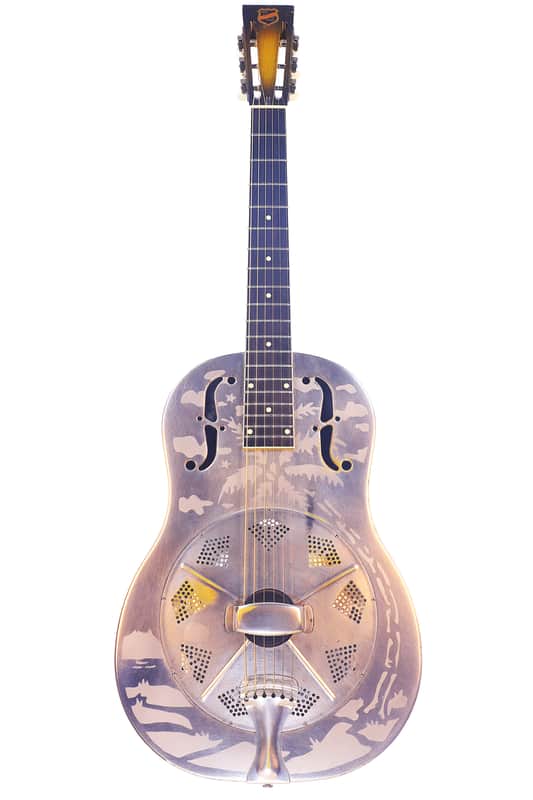 National Reso-Phonic Style O 2009 "Replicon" - Classic resonator guitar sound with modern reliability - check video! image 1