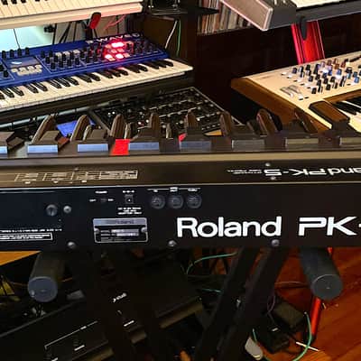 Roland PK-5 Dynamic MIDI Pedal Controller 1990 - 2005 - Black image 3