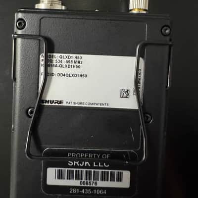 Shure QLXD14 Wireless Bodypack System H50 (534-598mhz) image 2