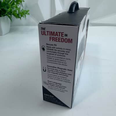 Quikcell Gemme True Wireless Earbuds with Portable Charging Dock Black Boxed TWS image 3