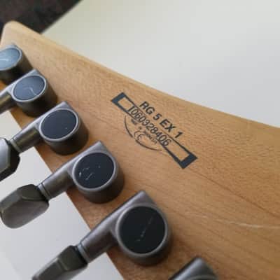 Ibanez RG5EX1 Matte Grey H / H 24 Fret Rosewood Fretboard Neck RG Floyd Rose Style Locking Tremolo image 12
