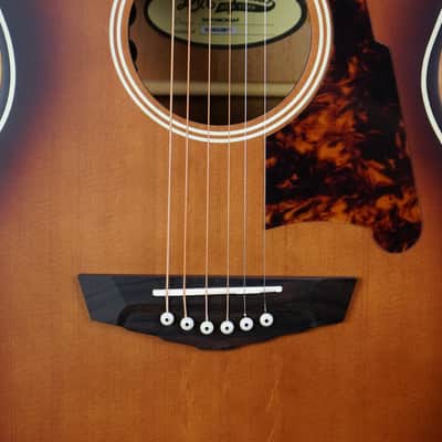 D'Angelico Premier Tammany with Electronics - Caramel Burst image 5