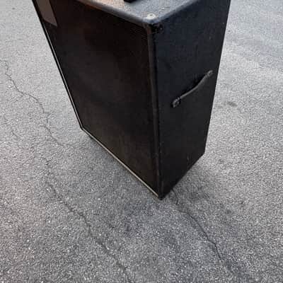 1977 Kustom  2-15B - Black 2x15 Bass Cab Cabinet 215B 215 image 4
