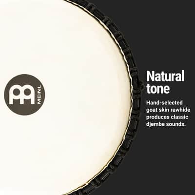 Meinl Percussion ADJ3-L+BAG African Style Rope Tuned 12" Wood Djembe with Bag, Brown/Black (VIDEO) image 4