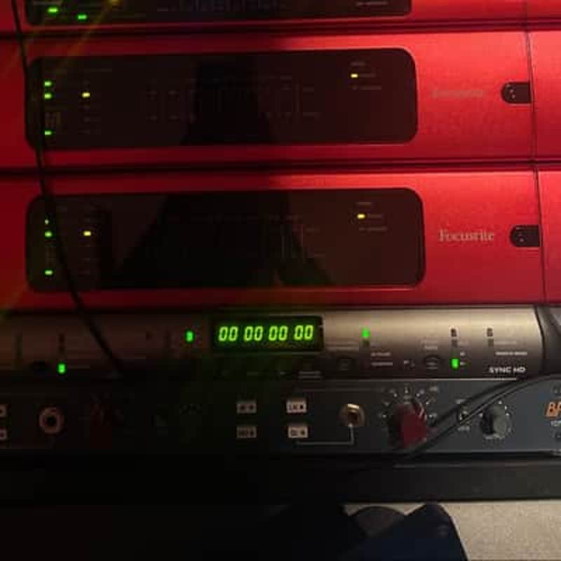 Focusrite RedNet 5 Pro Tools HD Bridge Dante Audio Interface 2010s - Red image 1