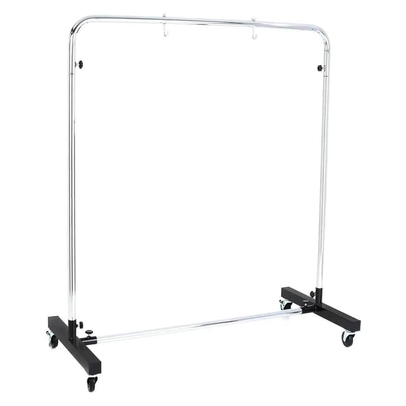 Wuhan Chrome Gong Stand 28"–40" w/Wheels image 1
