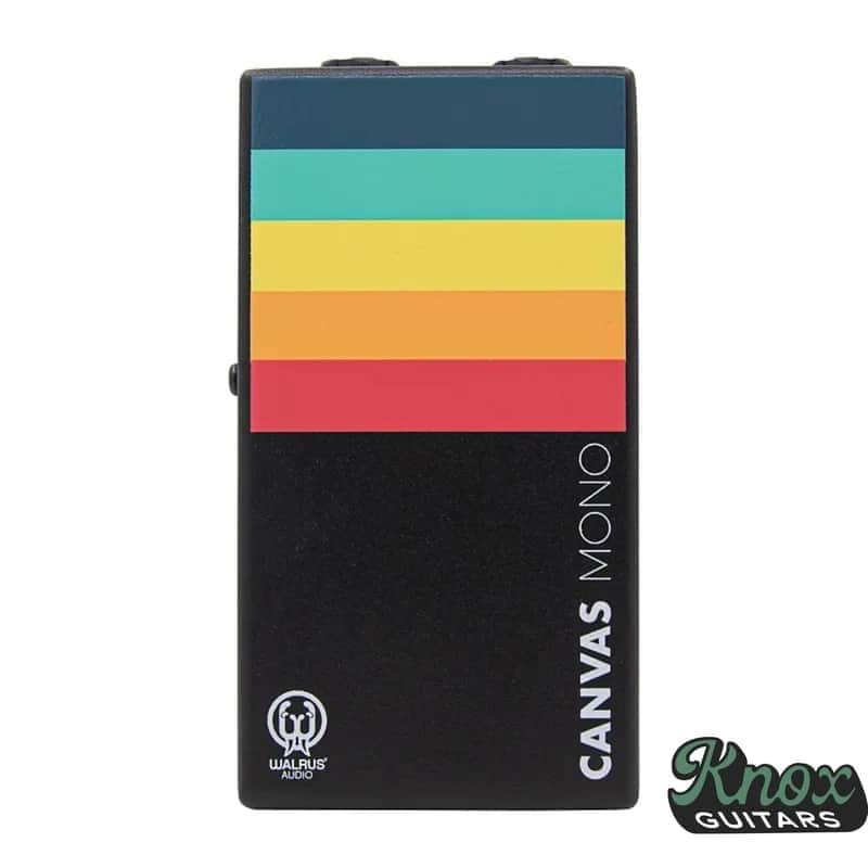 Walrus Audio Canvas Mono Line Isolator Direct Box 2022 - Present - Black w/ Rainbow Graphic image 1