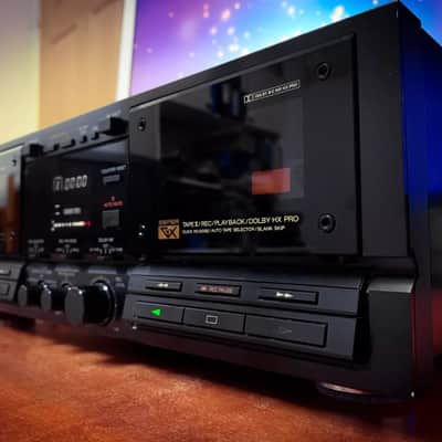 AKAI GX-W45 🌈RaRe🌈 Premium Vintage Stereo Double Cassette Deck image 1