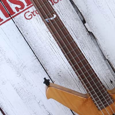 Sozo Render Series Render Bass 4 String Electric Bass Guitar Maple Burl Top image 10