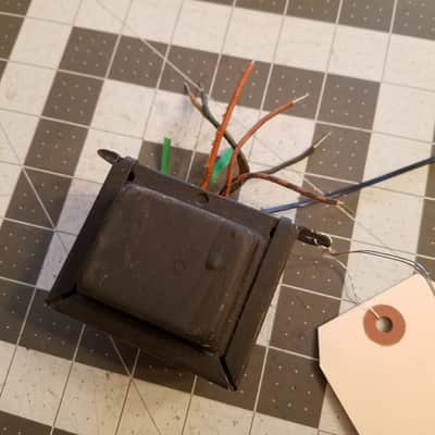 Electronics Components Corporation 27130130 Transformer 130 / 6.3 V Revere / Wollensak / 3M Vintage Power Tested Tube Amp Project 1963 image 5