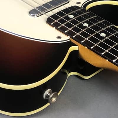 LEFTY! Vintage 1987 Fender ‘62 Reissue Double Bound 3 Tone Sunburst Custom Telecaster ‘60s Tele Rare Solid Alder Body 7.3 lb HSC image 11