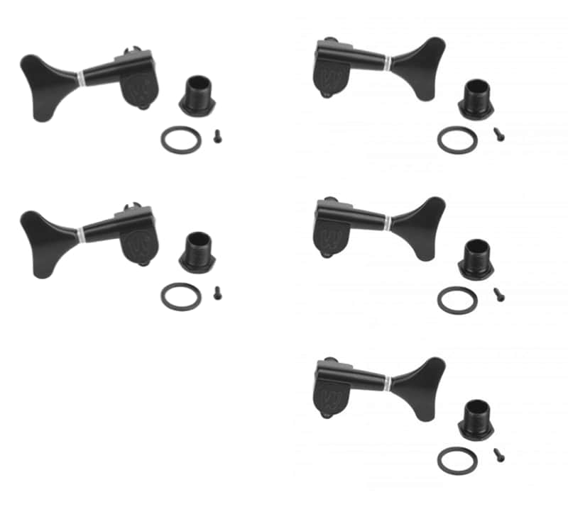 Warwick Bass Guitar Tuning Key - Black - Set of (5) - Black image 1