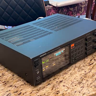 Onkyo TX-25 Quartz Synthesized Tuner Mid 80's - Black image 8